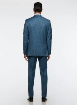 Complet Turquoise à Effet Brossé -Modeel Egante Magasin S16 4501636E TL3