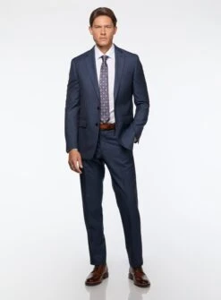 Complet Bleu Hachuré