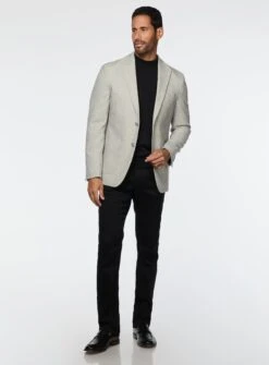 Veston En Velours Côtelé Gris