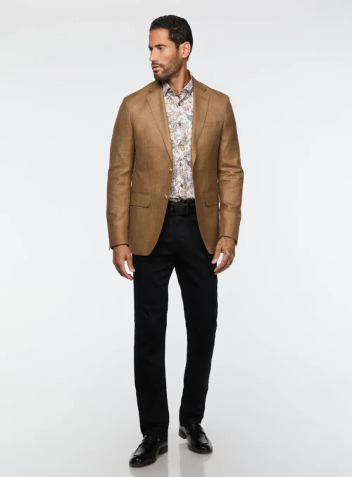 Veston Cognac Texturé