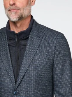 Veston Marine En Tricot Bouclé -Modeel Egante Magasin S16 4503629E NY2