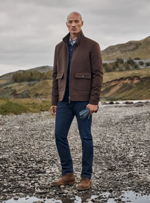 Manteau Court En Laine