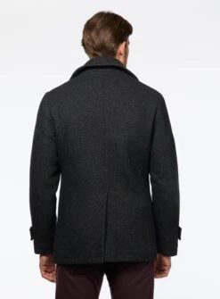 Manteau Habillé à Double Boutonnage -Modeel Egante Magasin S16 4504814 BK3