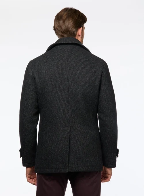 Manteau Habillé à Double Boutonnage -Modeel Egante Magasin S16 4504814 BK3 scaled