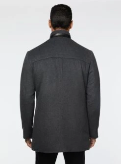 Pardessus En Laine Unie -Modeel Egante Magasin S16 4505810 CH3