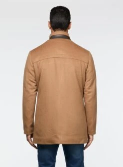 Pardessus En Laine Unie -Modeel Egante Magasin S16 4505810 CM3