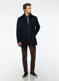 Pardessus En Laine Unie -Modeel Egante Magasin S16 4505810 NY