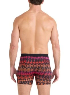 Saxx Sous-vêtement Boxeur Imprimé 'Tropical Lineup' -Modeel Egante Magasin S18 SXBB11F TLB BK3