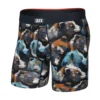 Saxx Sous-vêtement Boxeur Imprimé 'Beartastic' -Modeel Egante Magasin S18 SXVX24F BTB BK1 scaled