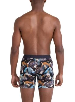 Saxx Sous-vêtement Boxeur Imprimé 'Beartastic' -Modeel Egante Magasin S18 SXVX24F BTB BK3