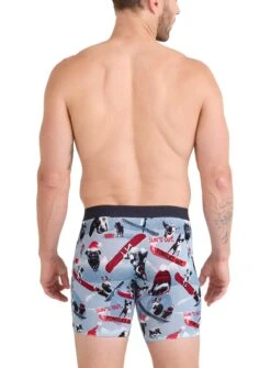 Saxx Sous-vêtement Boxeur Imprimé 'Winter Dogs' -Modeel Egante Magasin S18 SXVX24F WDS BL3