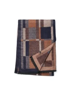 Foulard Réversible à Motif Géométrique -Modeel Egante Magasin S43 4523676 NY