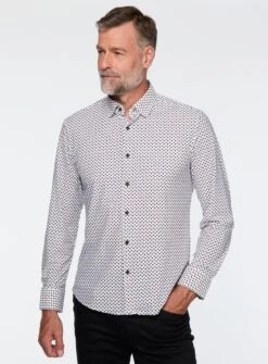 Chemise Extensible à Motif De Cubes