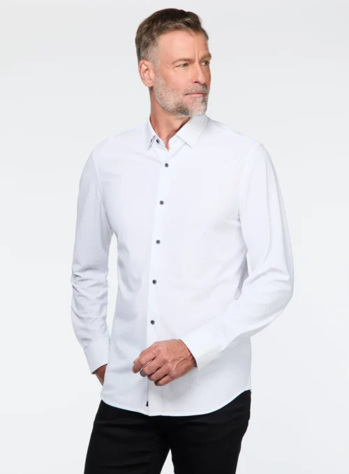 Chemise Extensible Unie 8 Chemise Extensible Unie -Modeel Egante Magasin V08 2512744 S WH scaled