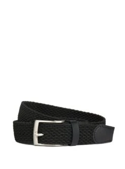 Ceinture Tressée Noire