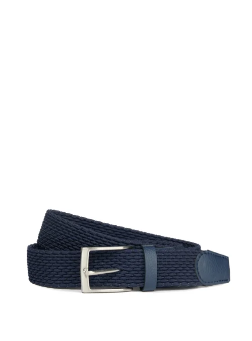 Ceinture Tressée Marine