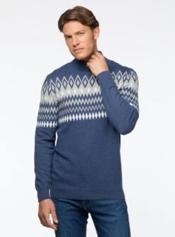 Chandail Avec Motif Fairisle -Modeel Egante Magasin Y22 4515940 BL