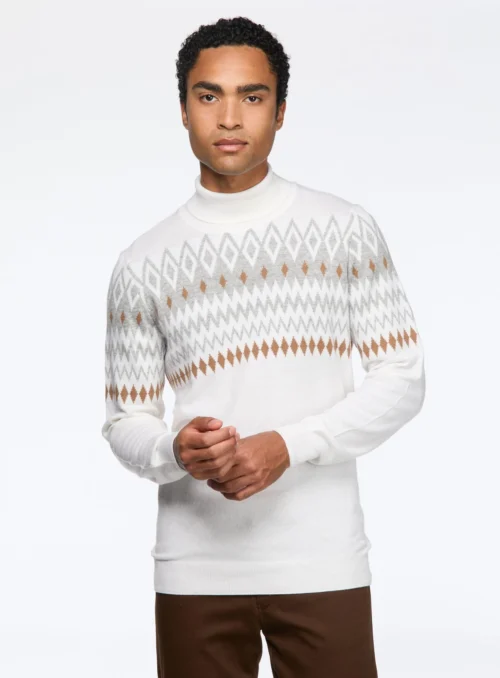 Chandail Avec Motif Fairisle -Modeel Egante Magasin Y22 4515940 OW scaled