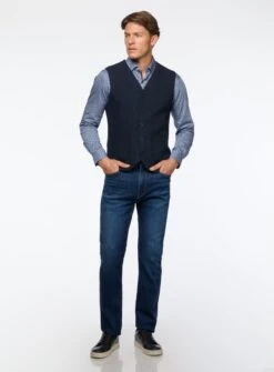 Veste Sans Manches Avec Boutons