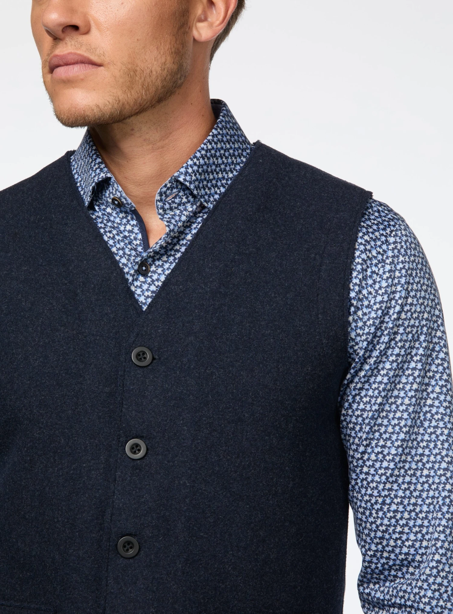 Veste Sans Manches Avec Boutons 4 Veste Sans Manches Avec Boutons â Image 2