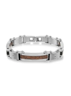 Bracelet 'Aasir' Avec Détail En Bois